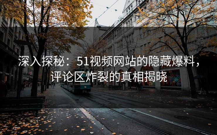 深入探秘：51视频网站的隐藏爆料，评论区炸裂的真相揭晓